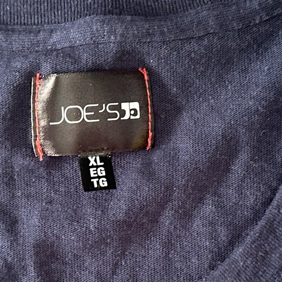 Navy Blue Joes t-shirt NWT - Picture 7 of 10